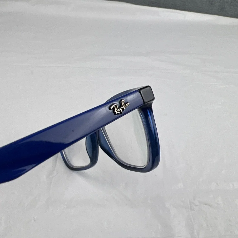 Ray-Ban RB 1562 3686 Blue Rectangular Eyeglasses Frames 48-16-125 Kids Junior